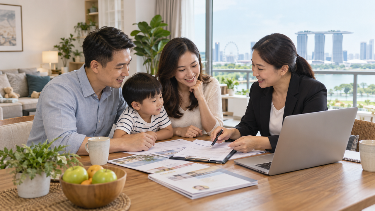 Singapore family reviewing the complete step by step process of hiring a domestic helper in 2026